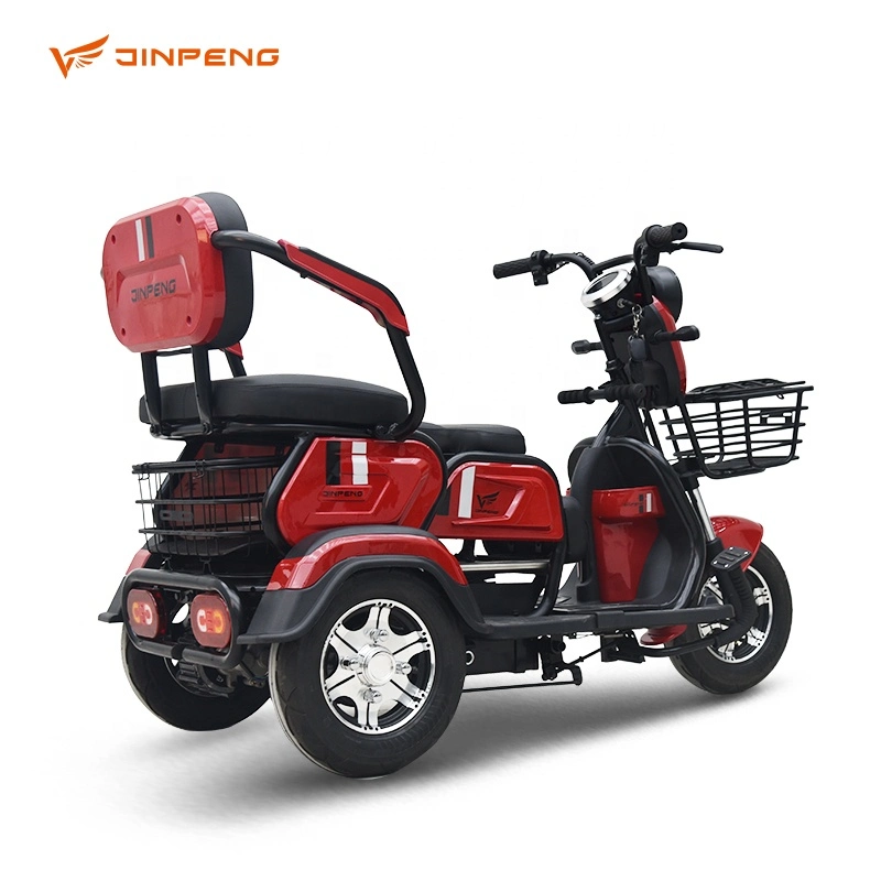 2023 Adult Tricycle Electric 3 Wheel Scooter for Old People and Handicapped Leisure Trike E-MARK Jinpeng OEM