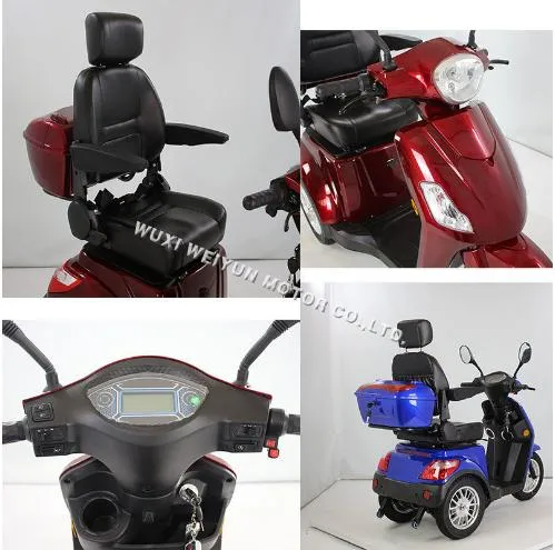 EEC Approval Electric Three Wheeler Mobility Scooter for Old Man