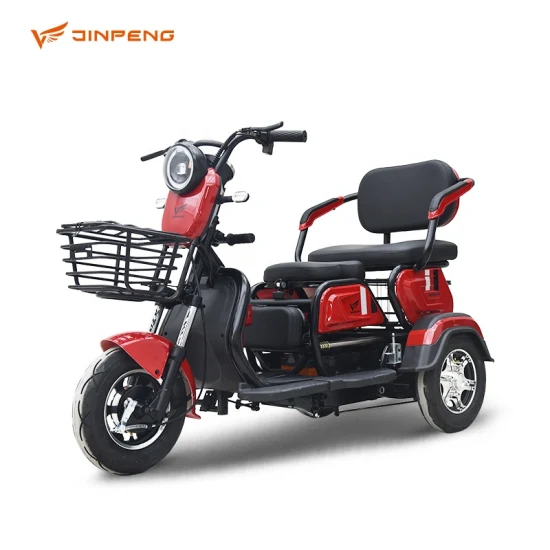 2023 Adult Tricycle Electric 3 Wheel Scooter for Old People and Handicapped Leisure Trike E-MARK Jinpeng OEM